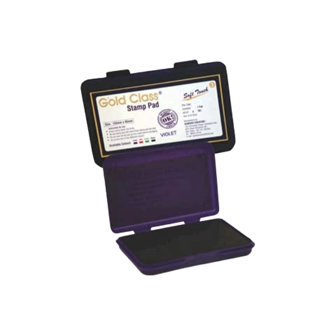 Gold Glass Stamp Pad 105 mm x 65 mm